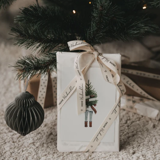 Geschenkband *Frohe Weihnachten* 5m