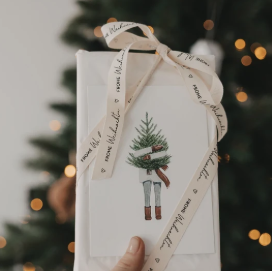 Geschenkband *Frohe Weihnachten* 5m - 2