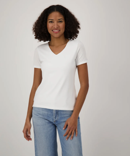 Thylie T-Shirt *Viola* weiss