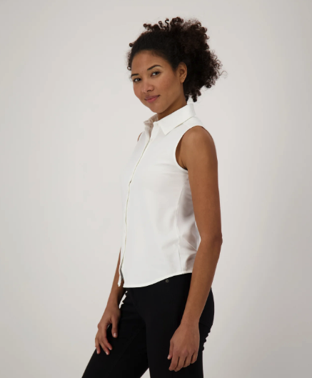 Thylie Ärmellose Jersey-Bluse *Lynn* weiss - 0