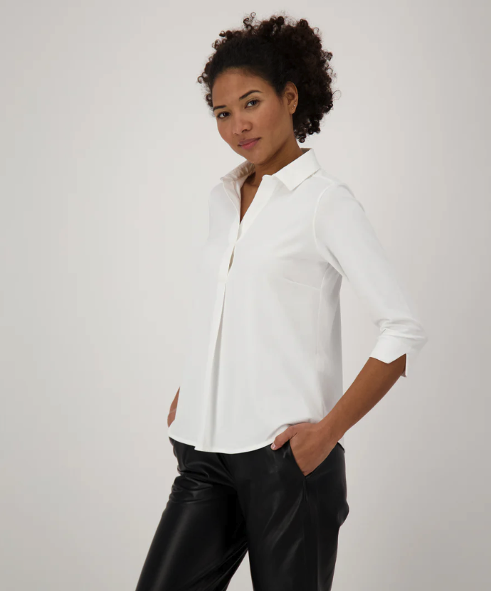 Jersey-Bluse *Lola* weiss - 1
