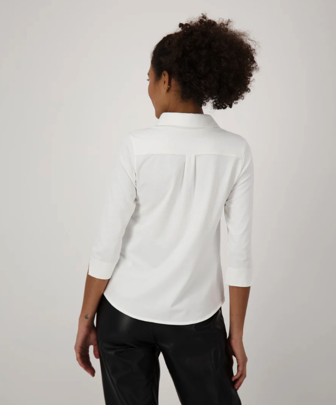 Jersey-Bluse *Lola* weiss - 2