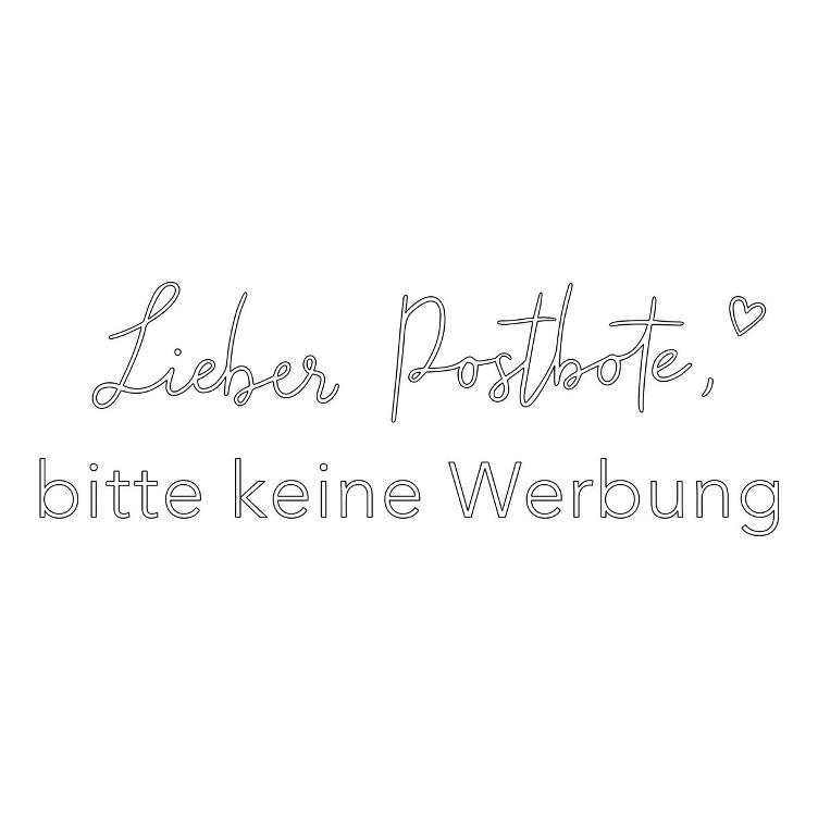 Sticker *Keine Werbung* - 1